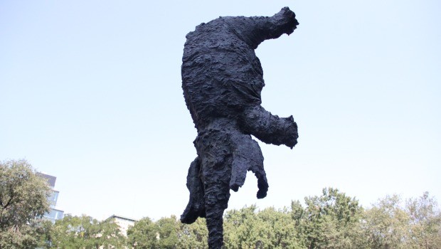 Barceló consulted with engineers to make sure the statue wouldn't fall under any circumstance.
